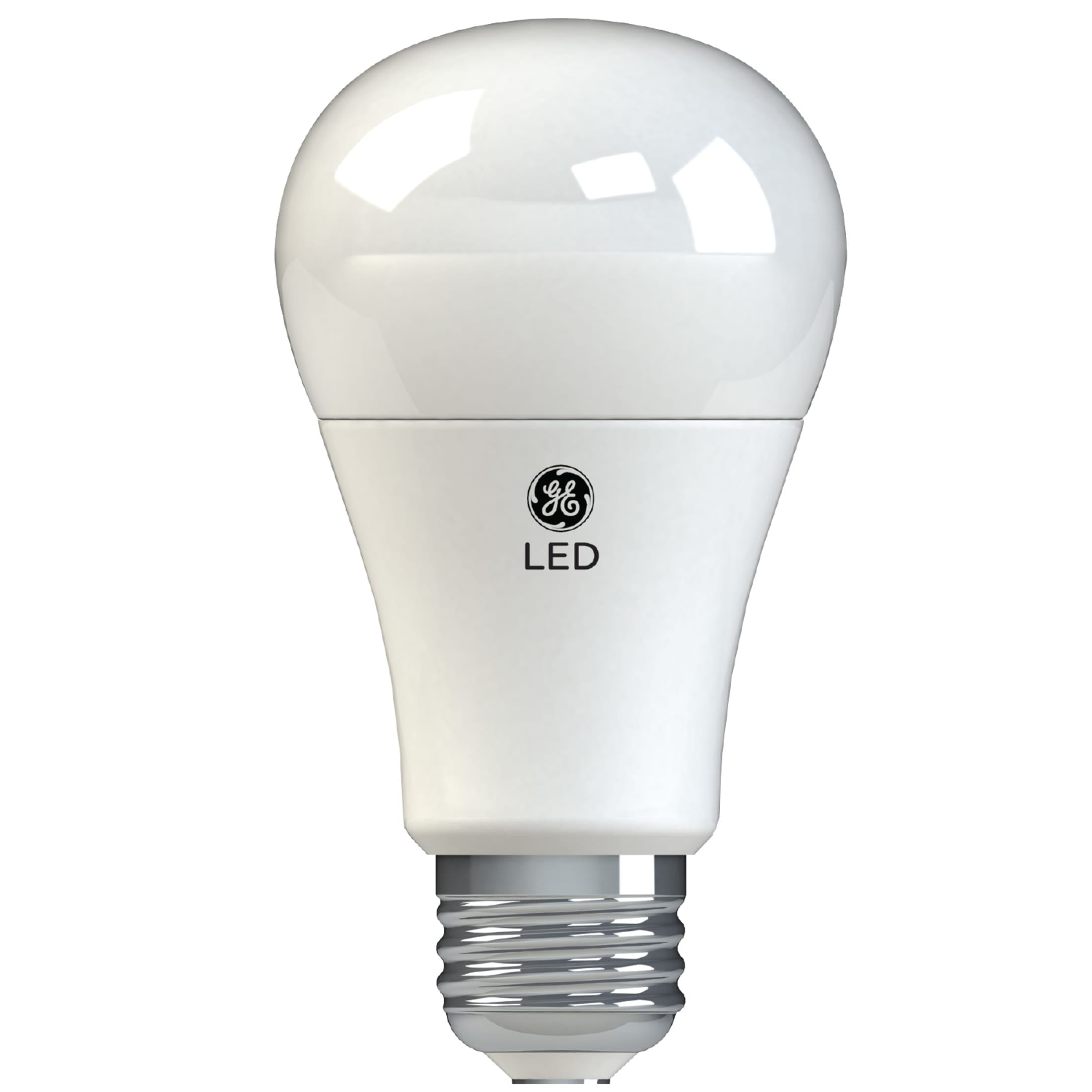 (2 pack) GE LED Light Bulbs, 60 Watt, Soft White, A19 Bulbs, Medium Base, Frosted Finish, 13yr, 4pk