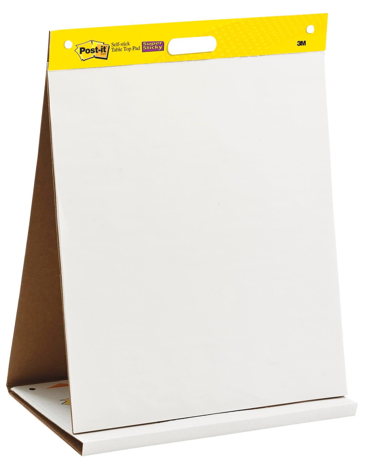 Post-it Super Sticky Tabletop Easel Pad - 20 Sheet - 20" X 23" - 20 / Pad - White Paper (563R)