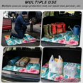 thumbnail image 3 of HUISEFOR Sea Turtle Car Trunk Mat 29" x 39" Cargo Mat Rear Trunk Liner Anti-Scratch Full Protection Cars Accessories Universal Fit for Most Cars, 3 of 7