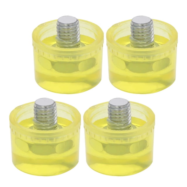 SHINYPASING 4Pack Durable Rubber Head Mallet Hammer Replacement For Working With Delicate Materials