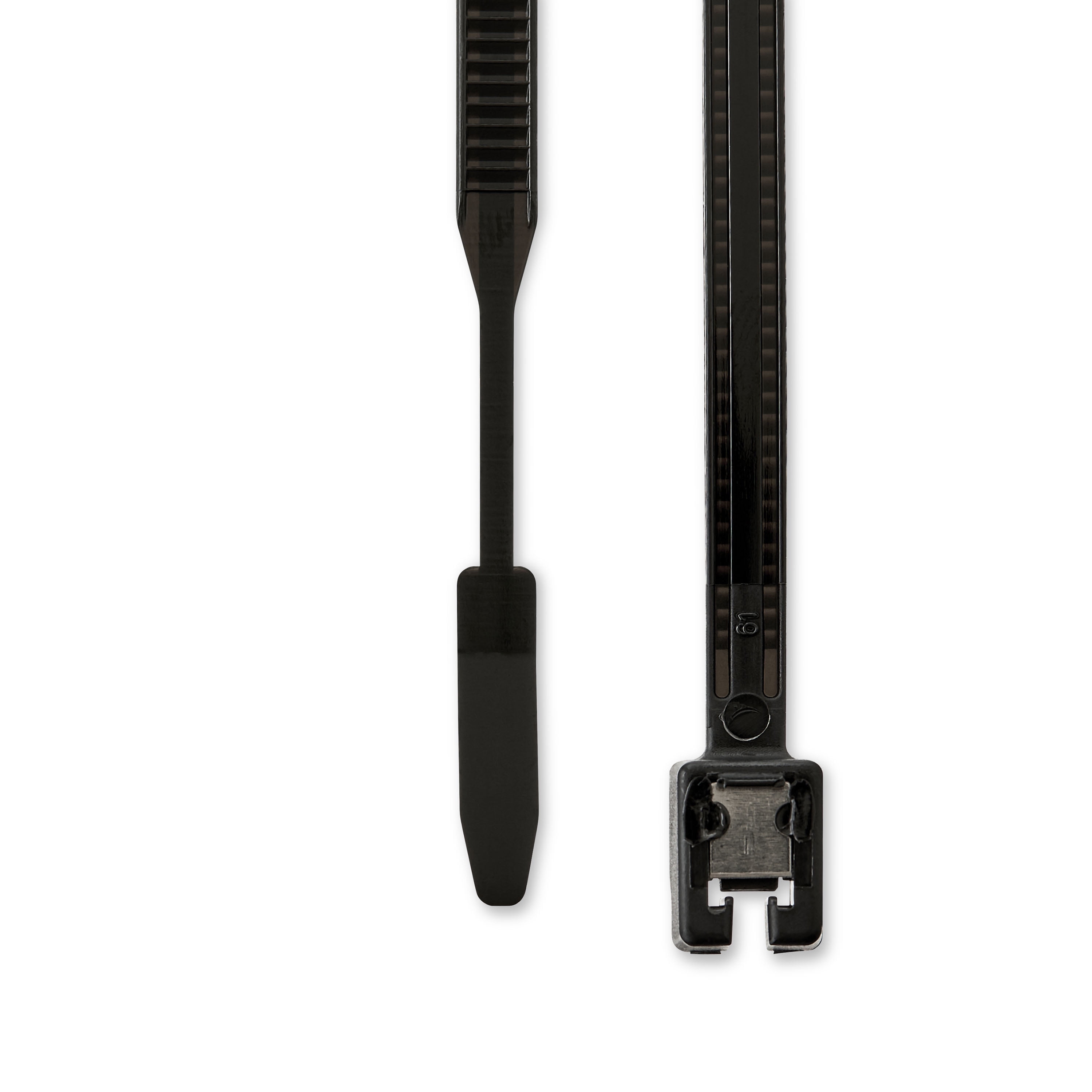 Hyper Tough Twist & Cut Cable Ties, Black, 11 in, 20 Count