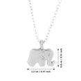 thumbnail image 2 of Collar Buena Suerte Elefante Colgante Cadena Collar con Tarjeta de Mensaje Tarjeta de Regalo, 2 of 2