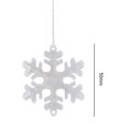 thumbnail image 1 of 10 Uds colgante de árbol DIY artesanía copo de nieve guirnalda decoración para el hogar (E 50MM) Likrtyny Libre de BPA, 1 of 1