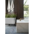 thumbnail image 6 of Veradek Demi Series Raised 30" Long Plastic-Stone Planter - (White/Black, 2 Pack), 6 of 9