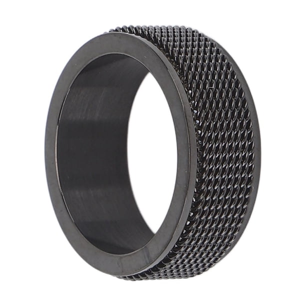 Anillo de Ansiedad Genial Anillo Giratorio para Hombre de 8 Mm Anillo de Ansiedad Genial de Acero Silencioso para Aliviar el Estrés de la Ansiedad ANGGREK Otros