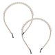 thumbnail image 1 of 2 piezas de accesorios para el cabello para niñas, elegantes diademas con perlas, tocado de novia, 1 of 5
