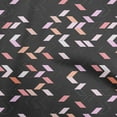 thumbnail image 1 of oneOone Cotton Flex Black Fabric Geometric Sewing Craft Projects Fabric Prints By Yard 40 Inch Wide-LS, 1 of 5