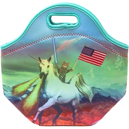 Quest Neoprene Lunch Bag - Unicorn Donut & Water Bottle