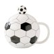 thumbnail image 2 of Football Themed Mug With Lid Spoon Gift Box Cute Ceramic Coffee Tea Cup A Great Gift For Sports Fans, 2 of 7