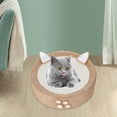 thumbnail image 3 of Almohadilla circular para rascar gatos, alfombrilla redonda de sisal para salón, Material grueso, resistente al desgaste, tamaño 40x10,5 cm, juguetes Fernando Cama rascador para gatos, 3 of 7