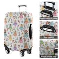thumbnail image 5 of Colorful Fairy Flower Pattern Luggage Cover Fashion Suitcase Cover Baggage Covers Fit 25-28 Inch Luggage (Go Travel), 5 of 5