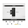 thumbnail image 4 of Lampara Arbotante Led 12w Para Pared Exterior Color Negro Luz Cálida 2700k Belug Negro, 4 of 4
