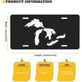 thumbnail image 2 of License Plate State of Michigan Great Lakes Decorative Car Front License Plate,Vanity Tag,Metal Car Plate,Aluminum Novelty License Plate for Men/Women/Boy/Girls Car,6 X 12inch, 2 of 10