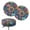 Boho Mandala Flower, variant on ZIATUBLE Mushroom Daisy Plants Bar Stool Cover Slipcovers Foldable Stool Covers Cushion 12"-14" Kitchen Bar Stool Chair Seat Cover 2 Pieces Padded Round Stool Covers with Elastic