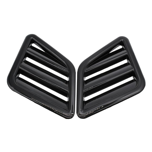 2x Rejillas De Ventilación Para Capó Piezas De Reparación De Automóviles Resistentes Negro Brillante Para Vauxhall
