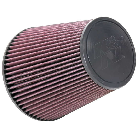 K&N Universal Clamp-On Air Filter: High Performance, Premium, Washable, Replacement Filter: Flange Diameter: 6 In, Filter Height: 8 In, Flange Length: 0.625 In, Shape: Round Tapered, RU-1044