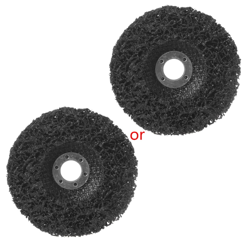 5 Pieces Black Poly Strip Disc Wheel Paint Rust Removal Clean For Angle Grinder 