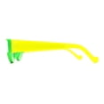 thumbnail image 4 of Womens Mod Concave Plastic Frame Oval Cat Eye Sunglasses Green, 4 of 4