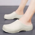 thumbnail image 5 of CHICVOMEY Unisex Work Clogs - Non-Slip Waterproof Clogs for Women Men Nurses Chefs with Arch Support - Lightweight Garden Beach Mules Comfortable Slip-On Shoes, 5 of 8