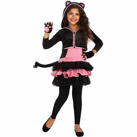 Black Kitty Hoodie Child Halloween Costume