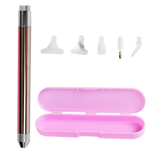 Billuyoard Juego de cabezal de bolígrafo perforador 5D DIY, Kit de bordado de diamantes, herramientas hechas a mano, bolígrafo para pintar con Artesanía oro