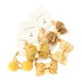 thumbnail image 5 of 5Pcs Hair Ring Plaid Print Bowknot Plush Ball Decor Hair Ties High Elastic Girl Ponytail Holder Hair Accessories, 5 of 8
