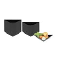thumbnail image 2 of Mini Serve Black Plastic Mini Triangolo Appetizer Plate - 4" x 2" - 100 count box, 2 of 11