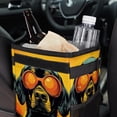 thumbnail image 6 of Dog Retro Foldable Car Trash Can with Lid, Leak-Proof Mini Trash Can, Car Trash Bin, Trash Can for Car with Hanging Storage Bag, 6 of 6