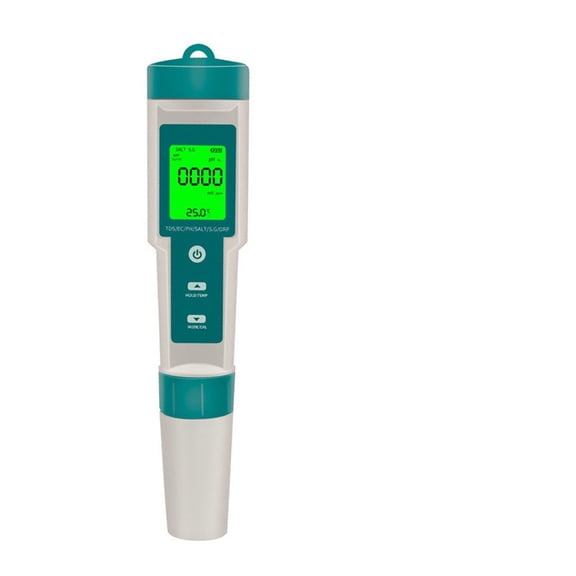 7 in 1 Water Quality Detector PH/TDS/EC/Salinity/ORP/S.G/Temperature Measuring Monitor High Accurancy Digital Water Quality Test ,Accurate - WITH BACKLIGHT_X