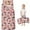 Pink Border Collie, variant on Shih Tzu Dog and Flower Floral Toddler Nap Mats for Kids Preschool,Sleeping Mat Bag or Kids,Toddler Sleeping Bag,Toddler Nap Mat or Daycare