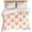 Orange, variant on 3 Piece Orange Beach Starfish Duvet Cover Set Queen Size,Microfiber Comforter/Quilt Cover with Corner Ties and 2 Pillowcases,Summer Ocean Nautical Coastal All Season Soft Bedding with Zipper Closure