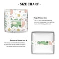 thumbnail image 5 of Picia Frog and Mushrooms Pattern Tissue Box Cover,PVC Leather Square Holder,Tissue Box Holder with Magnetic Bottom,Facial Paper Organizer Dispenser-5.2"X5.2"X5.2", 5 of 8