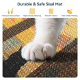 thumbnail image 2 of Alfombrilla rascador de sisal para gatos, 23.6 x 15.7 pulgadas, protege la alfombra del sofá y los muebles con cinta de velcro, almohadilla rascador para gatos en el piso y la pared, 2 of 9