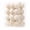White-24PCS, variant on 2026 Christmas Indoor Home Decor 24 Pcs Flocked Christmas Balls Velvet Shatterproof Christmas Ornaments