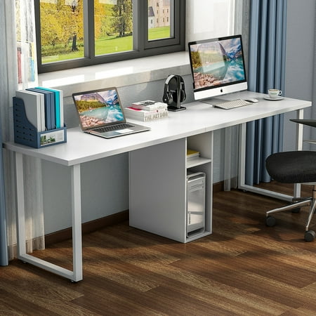 Tribesigns 78 Extra Large Double Workstation Computer Desk For