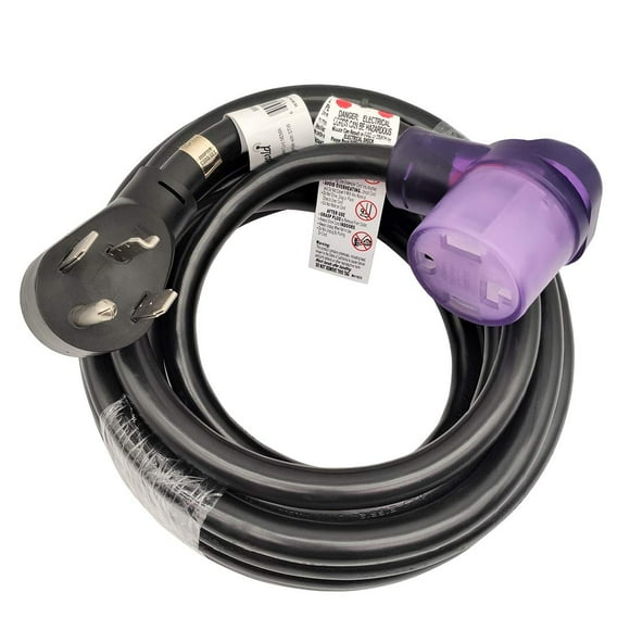 Parkworld 886061 Dryer 4 Prong Extension Cord, 14-30 Extension Cord, EV 14-30P to 14-30R, 30A, 125V/250V, 7500W UL Listed (15 Feet)
