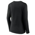 thumbnail image 3 of Women's Black Carolina Panthers Hometown Sweep Long Sleeve V-Neck T-Shirt, 3 of 3