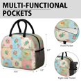 thumbnail image 6 of Womens Pioneer Flower Floral Print Pattern Lunch Box for Work,Insulated Lunch Bag for Women,Loncheras Para Mujer,Leakproof Adult Lunch Bag for Work,Beach,Travel,Picnic,Camping, 6 of 6