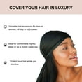 thumbnail image 3 of Kitsch Anti Frizz Women's Sleep Cap, Black, 3 of 9