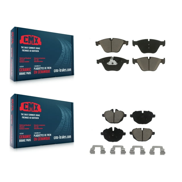 CMX Front Rear Ceramic Brake Pads Kit for Car BMW 535i xDrive 535d ActiveHybrid 5 528i KCX-100009