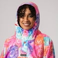 thumbnail image 2 of Poncho Packable Waterproof Cape - Tie Dye - One Size, 2 of 7