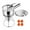 1200ml lid 4 spout, variant on Esquirla Dispenser, Confectionery Funnel, Cooking And Baking Device, Funnel for Chocolate, Takoyaki Balls, Desserts, Cupcakes 1200ml lid 4 spout