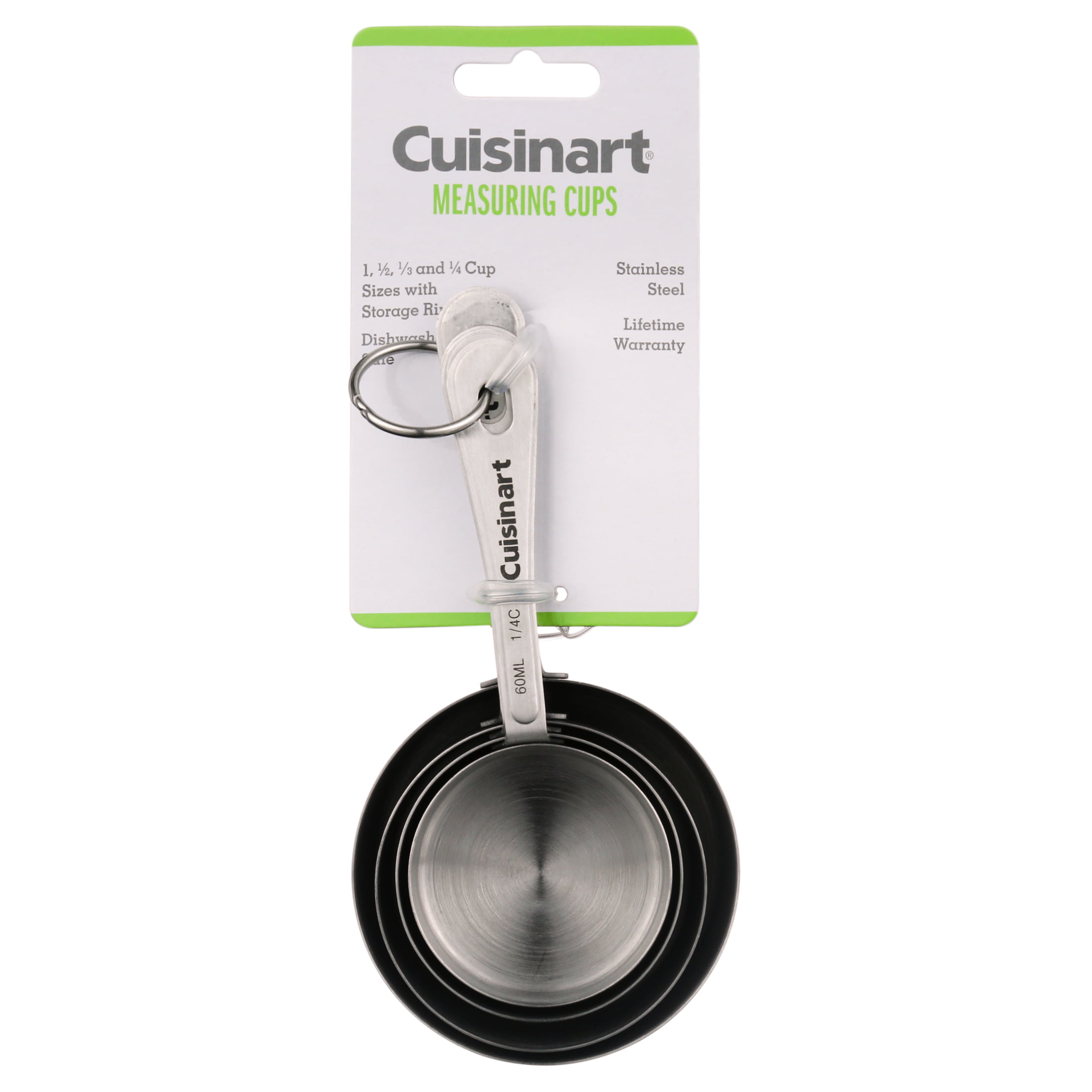 Cuisinart Non-Handled Stainless Steel Measuring Cups 