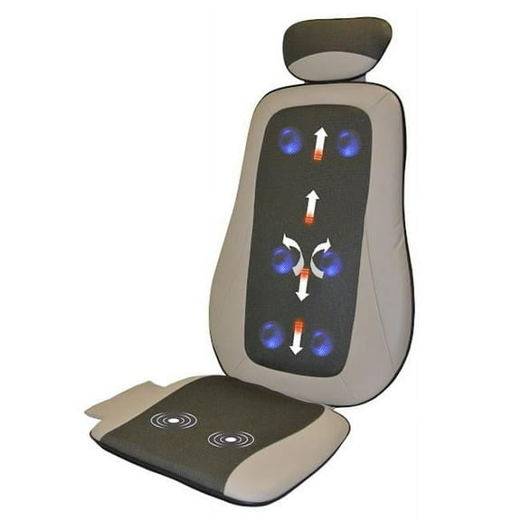 Carepeutic  Op-Comfort Shiatsu and Rolling Massage Cushion, Vibration and Heat