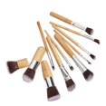 thumbnail image 2 of GHSOHS Portable Mini Makeup Brushes Set 11 Pcs Short Makeup Brush Foundation Powder Concealers Eyeshadows Blush Eyeshadows Lip Face Brushes, 2 of 9