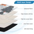 thumbnail image 3 of FORMRS 13-13.3 inch Laptop Sleeve Case Soft Carrying Quilted Computer Bag Cover, Gray Snow Houses, 3 of 7