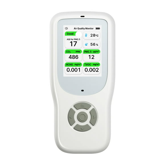 Air quality tester,Handheld Real Time Quality Monitor Indoor Alert Air Test With Alert Air Monitor Indoor Handheld 9-in-1 Air Quality Display With Alert Indoor Handheld Real Time Display With