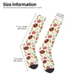 thumbnail image 2 of Naloa Tomatoes Thigh High Socks Extra Long Stretchy Sock Women Over Knee High Opaque Stocking Daily Wear, 2 of 6