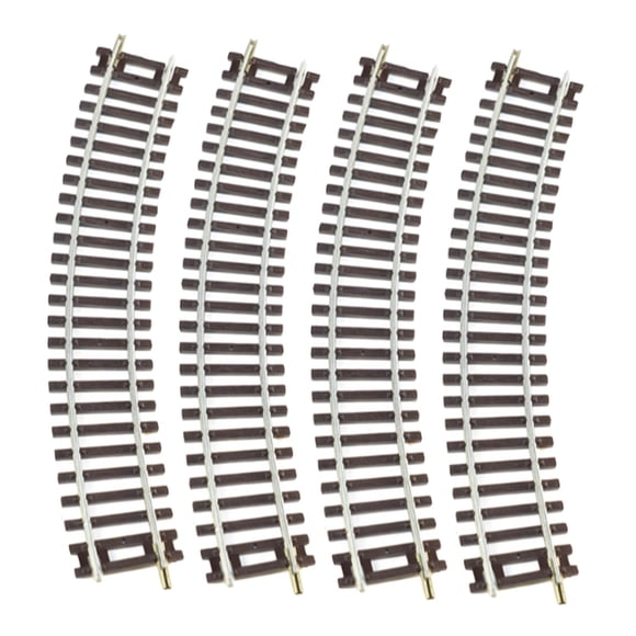4 piezas de vías de ferrocarril a escala HO, accesorios versátiles para manualidades de bricolaje, vías de ferrocarril para 1:87 195 cm x 3 cm