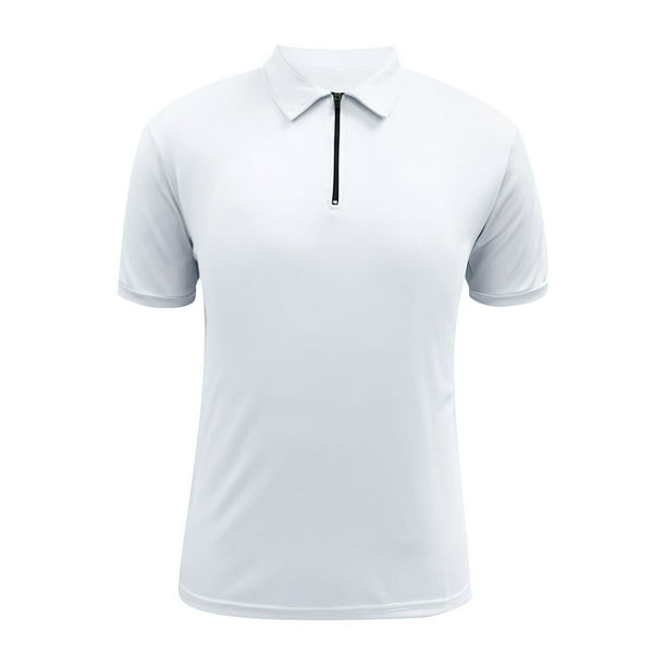 Camiseta de manga corta lisa para hombre, informal, de vacaciones, para fitness, para verano, para actividades al aire libre